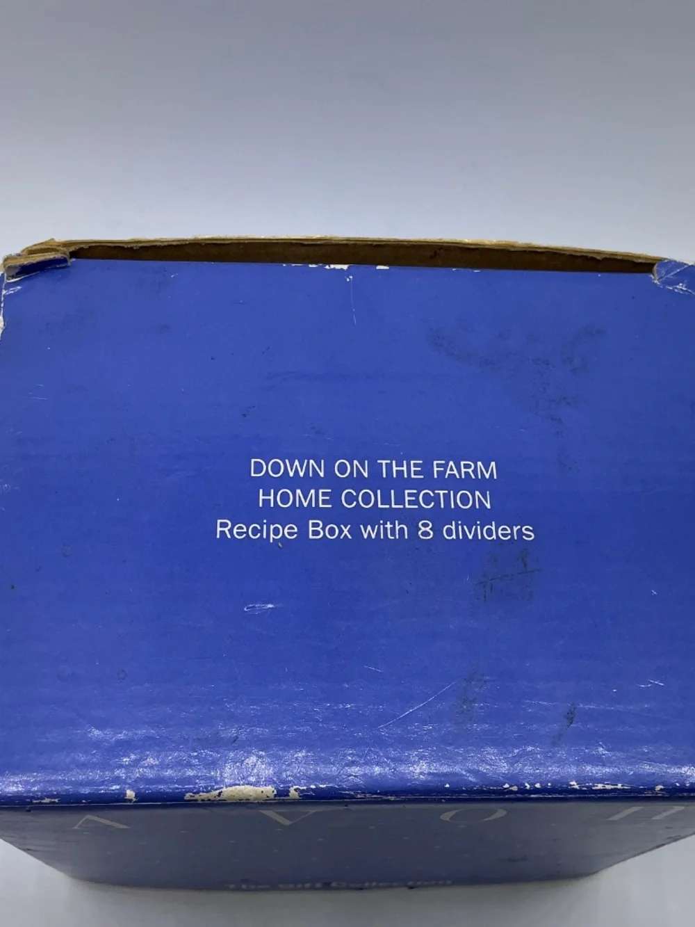 Avon Recipe Box Down on The Farm